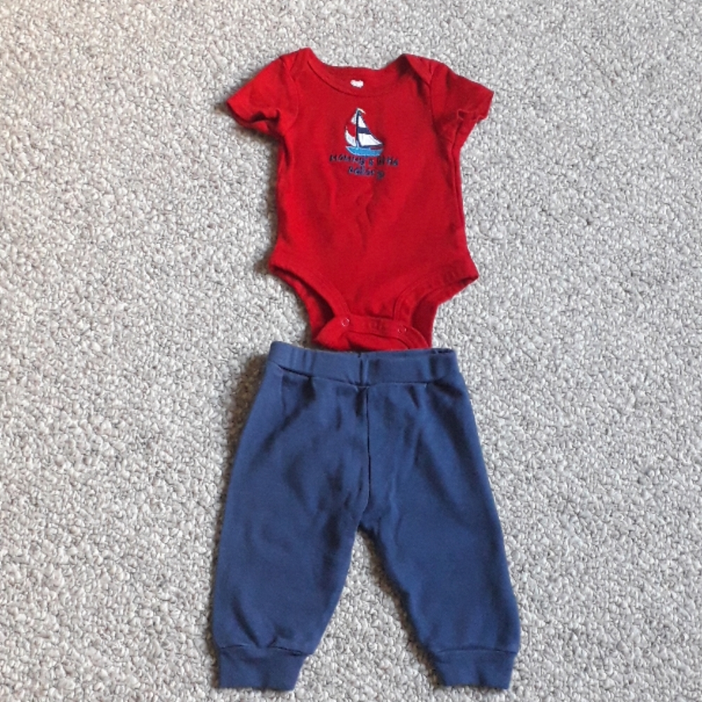 Baby Gear Pant and Onezy Set